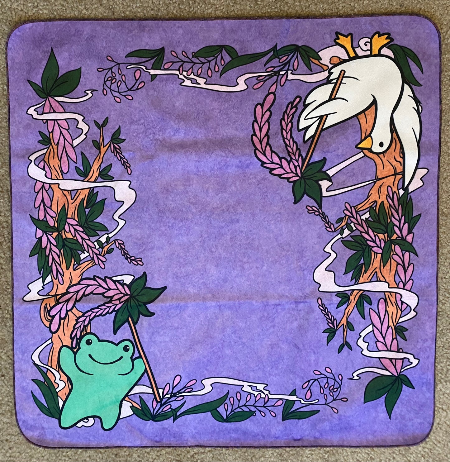 Wisteria Goose Cloth Mat