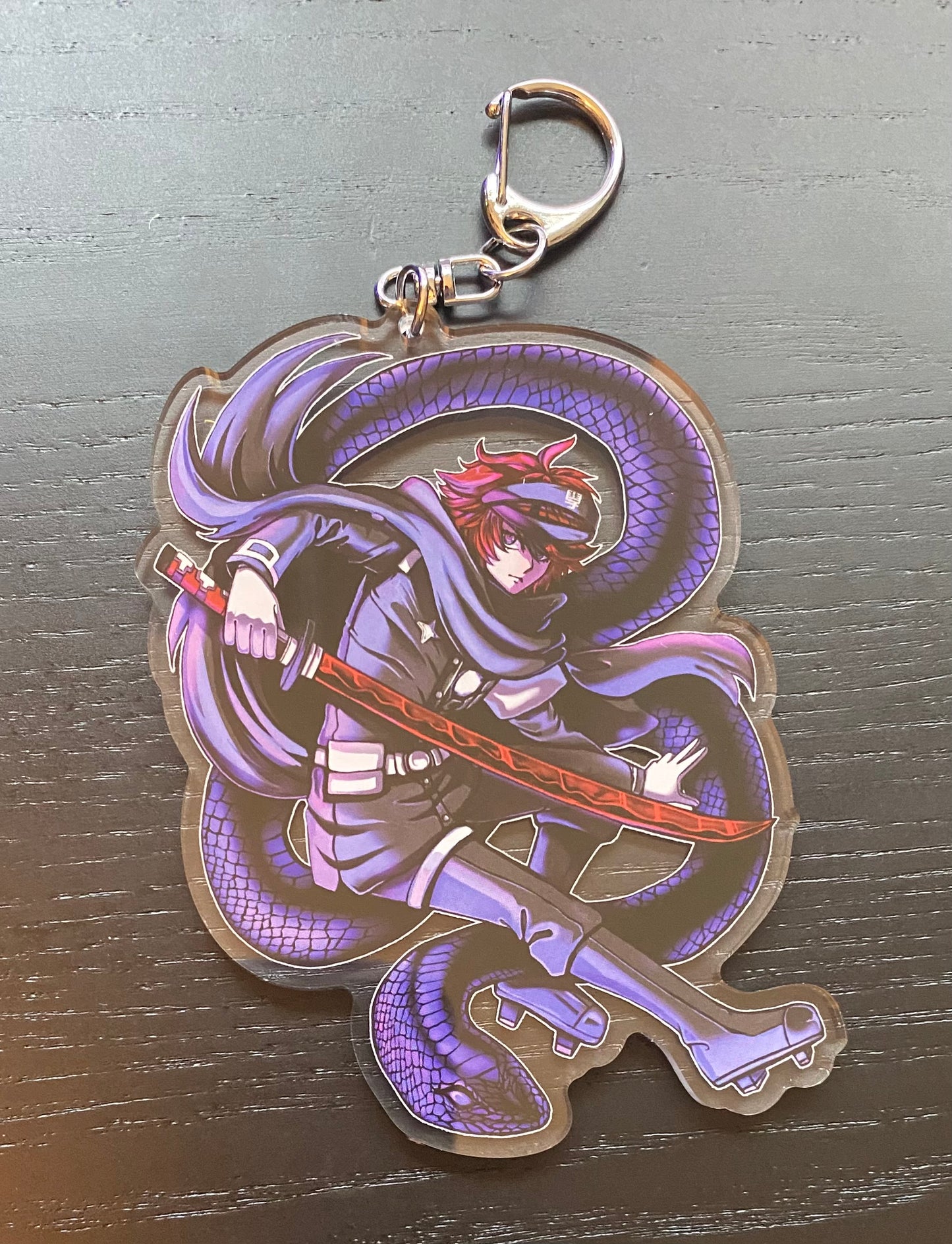 Azure Blitz Acrylic Keychain