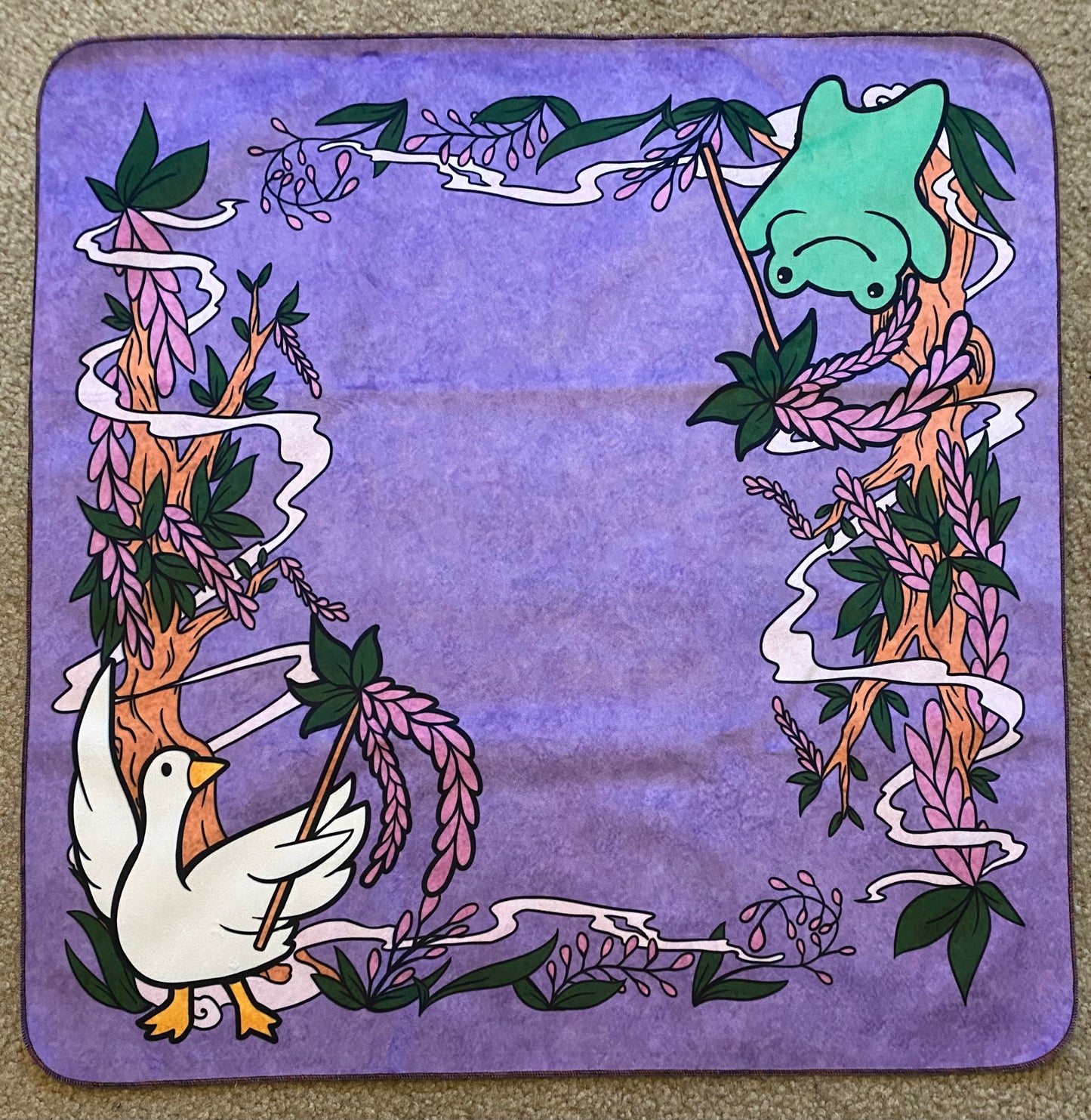 Wisteria Goose Cloth Mat