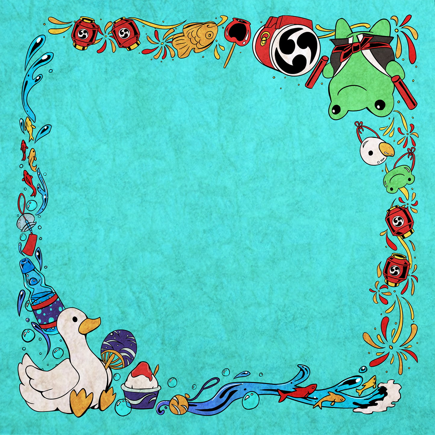 Duckie's Day Off Cloth Mat (KICKSTARTER VERSION)